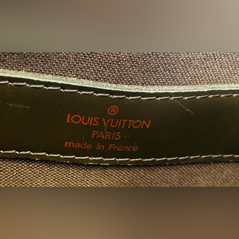 LOUIS VUITTON NAVIGLIO DAMIER EBENE FRANCE 2010 EUC PRISTINE - Picture 7 of 13